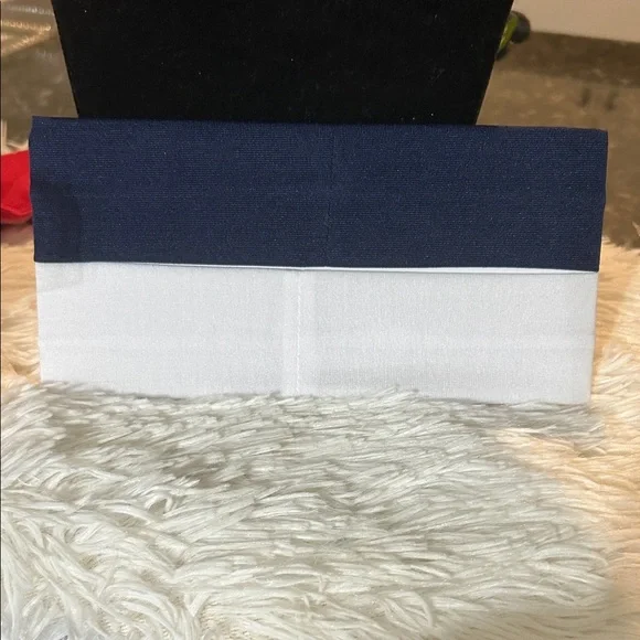 ALO Yoga Dark Blue and White Headbands - Picture 3 of 3